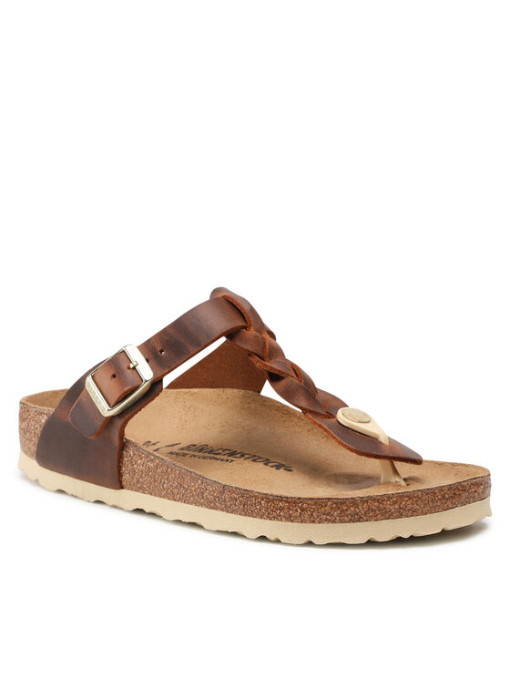 

Шлепанцы Gizeh Braided 1021336 Birkenstock Коричневый 39 EU, Gizeh Braided 1021336