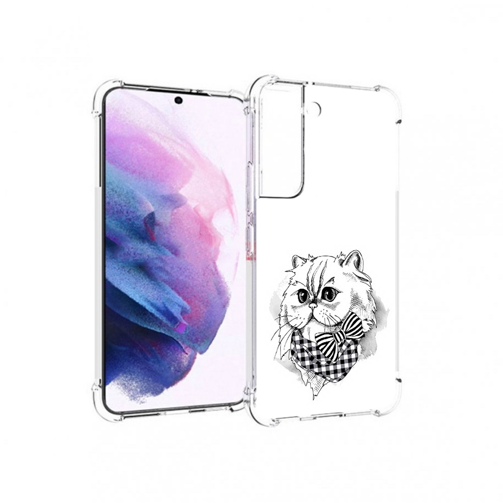 

Чехол MyPads Tocco для Samsung Galaxy S22 нарисованная красивая кошечка (PT194926.508.503), Прозрачный, Tocco