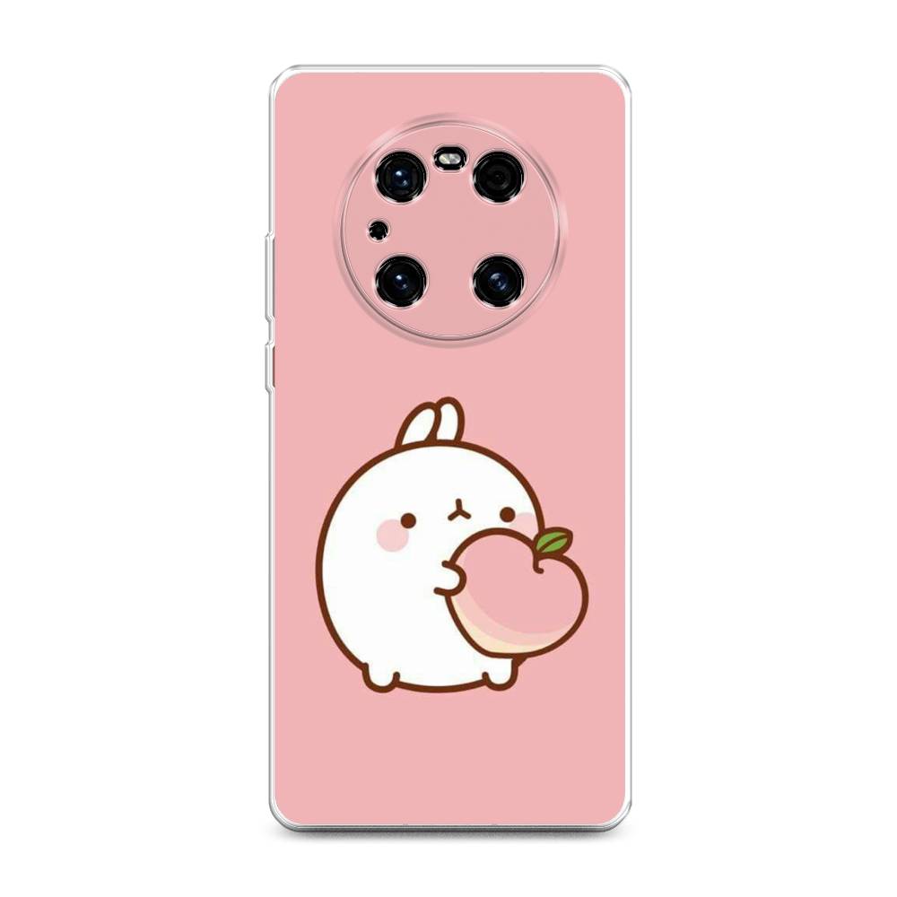 

Чехол Awog на Huawei Mate 40E Pro "Кролик с персиком", Разноцветный, 6107550-1