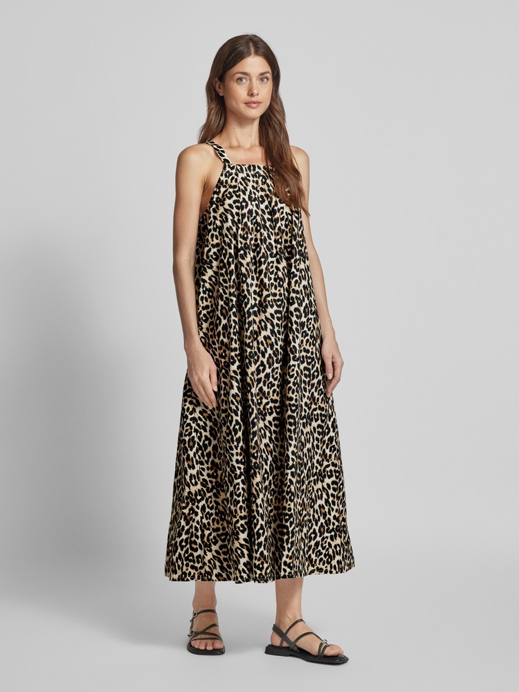 

Платье женское Lollys Laundry 24190-3048 коричневое S, Коричневый, 24190-3048