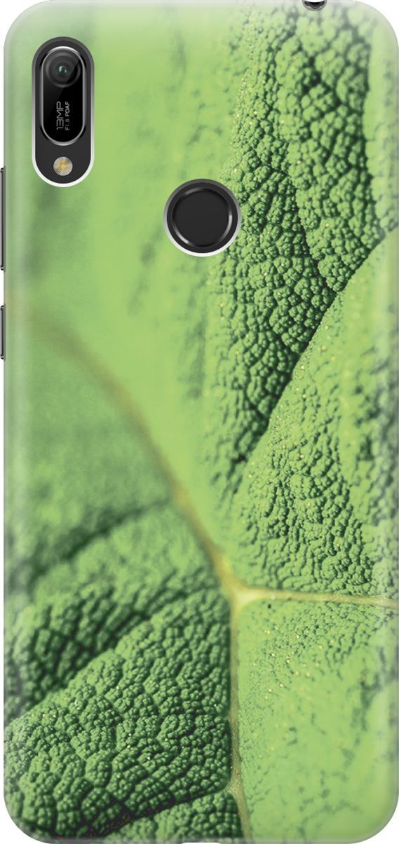 

Чехол на Honor 8A/8A Pro/Huawei Y6 (2019)/Y6 Prime (2019) "Лист в макро", 6029