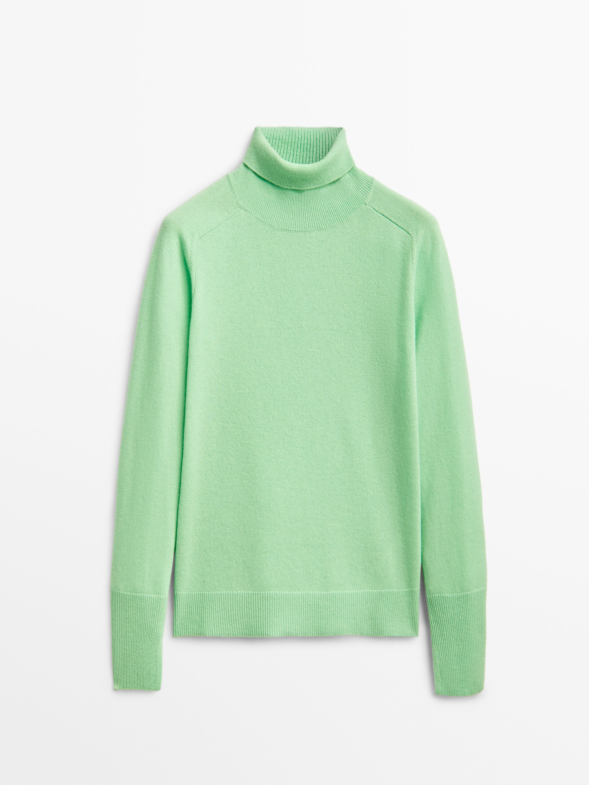 

Водолазка женская Massimo Dutti 05620616508 зеленая XS, 05620616508