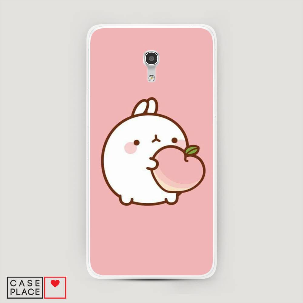 

Чехол Awog на Alcatel Pixi 4 (5) 5045D / Алкатель Pixi 4 (5) 5045D "Кролик с персиком", 170250-1