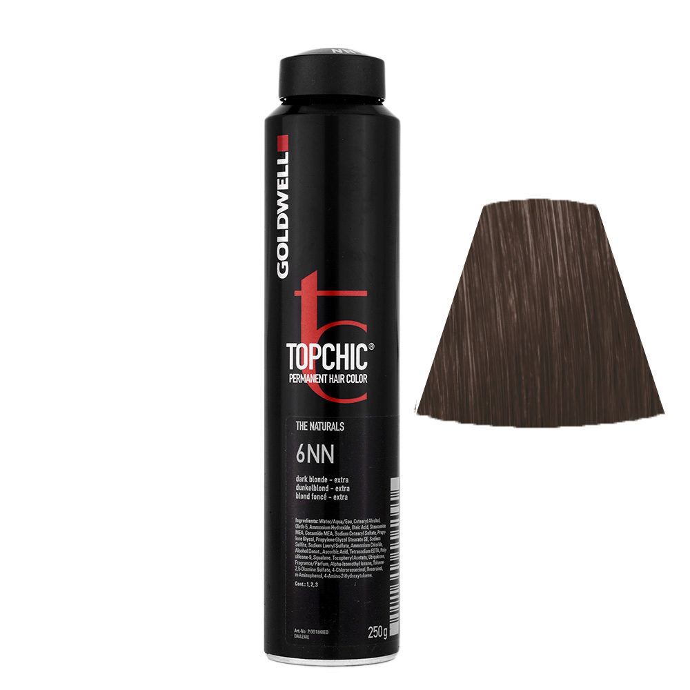 Краска для волос Goldwell Topchic 6NN темно-русый - экстра, 250 мл