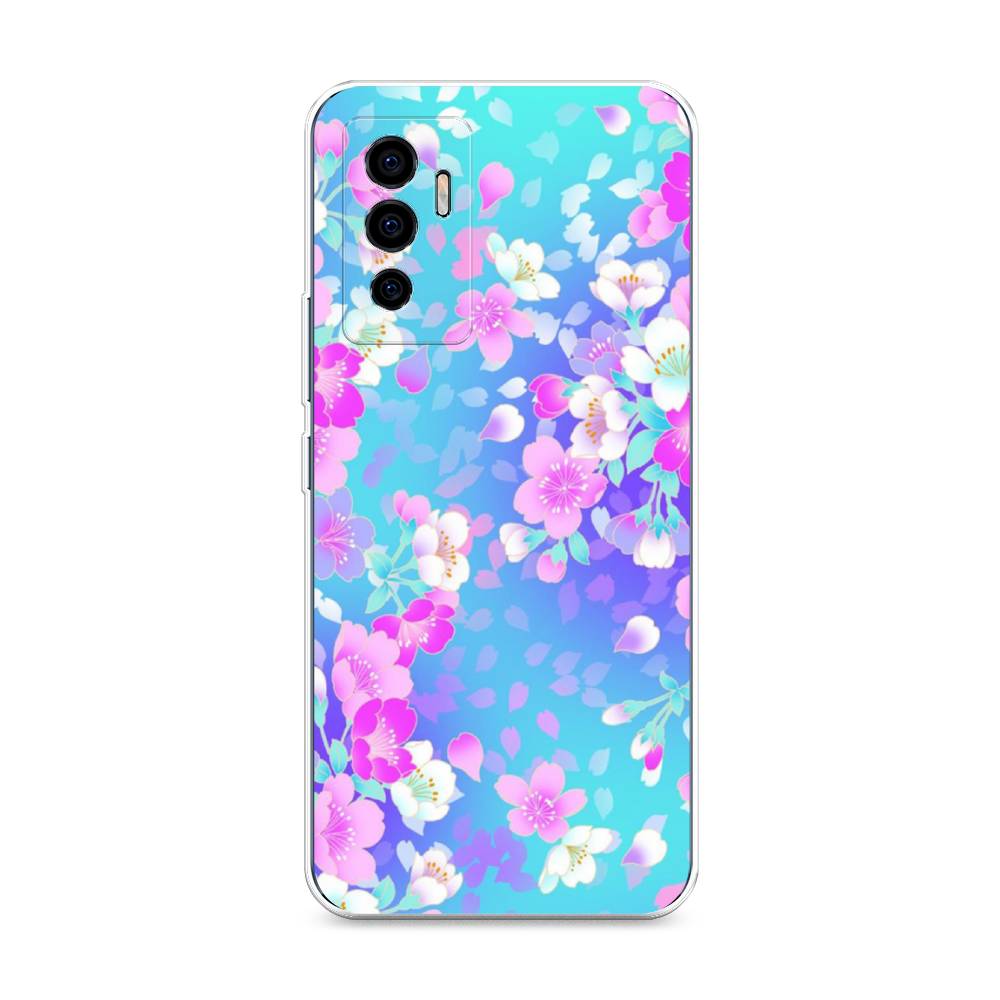 

Чехол Awog на Vivo V23e/Y75 4G "Яблоневые цветы", Разноцветный, 265950-8