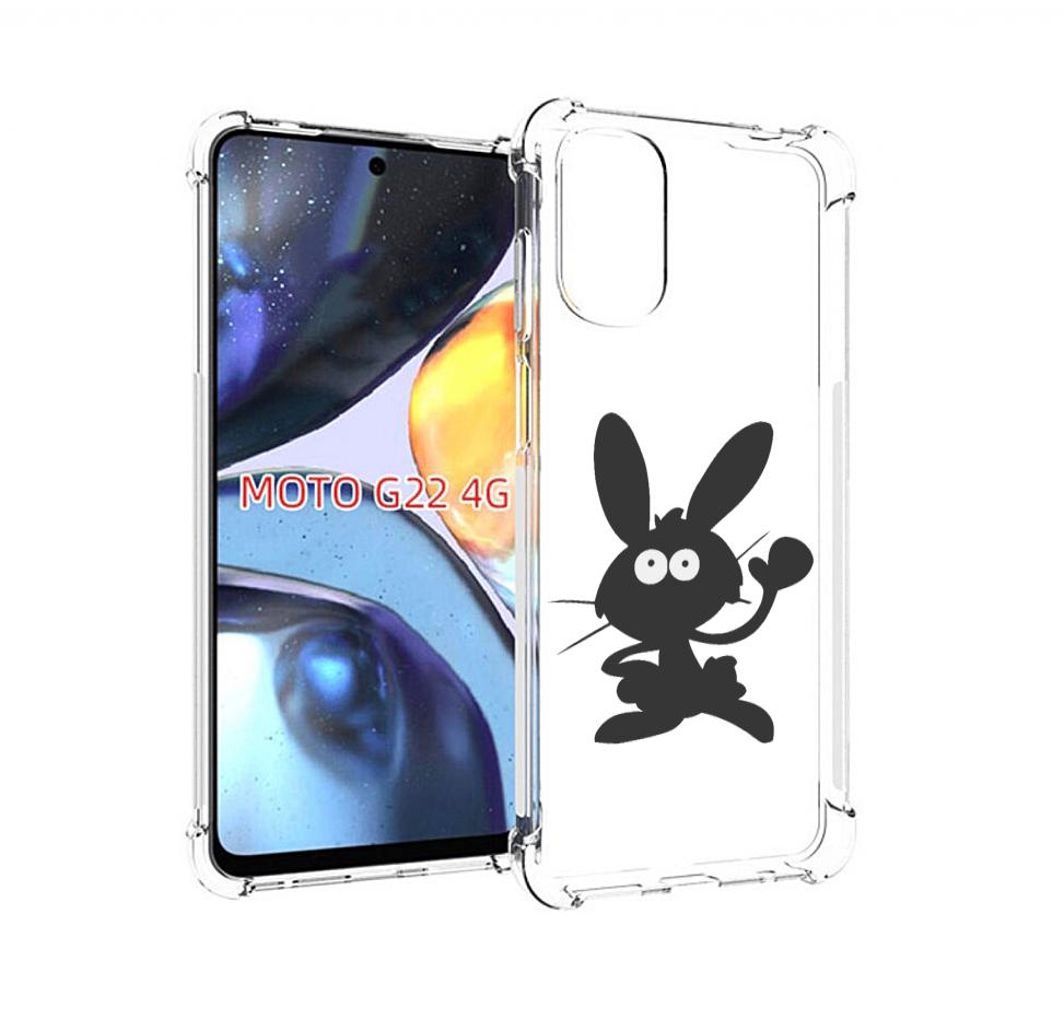 

Чехол MyPads Заяц для Motorola Moto G22 4G, Прозрачный, Tocco