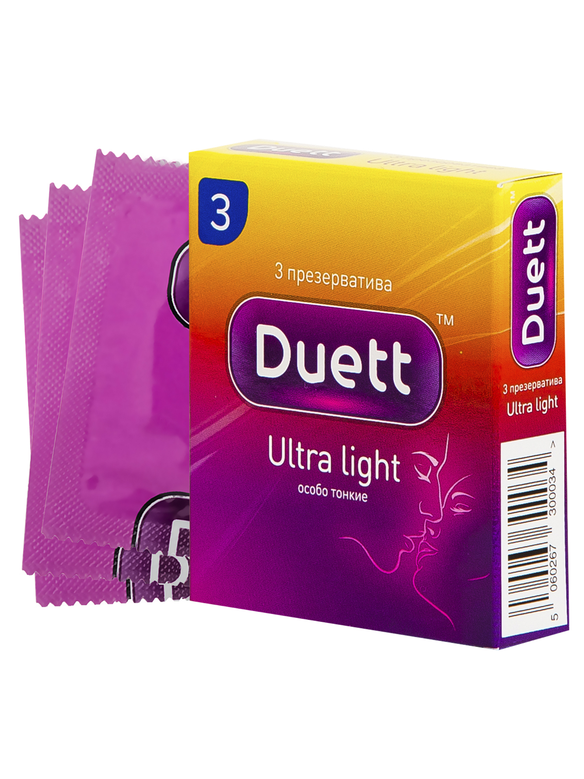 Купить Презервативы Duett Ultra Light 3 шт.
