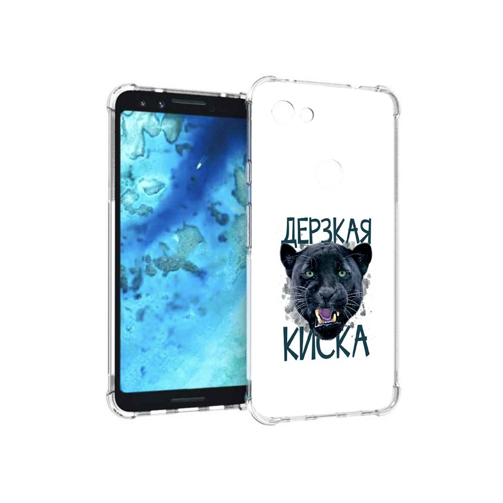 

Чехол MyPads Tocco для Google Pixel 3 дерзкая киска, Прозрачный, Tocco