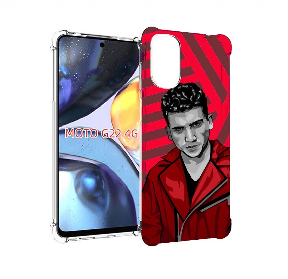 

Чехол MyPads Денвер-бумажный-дом для Motorola Moto G22 4G, Прозрачный, Tocco