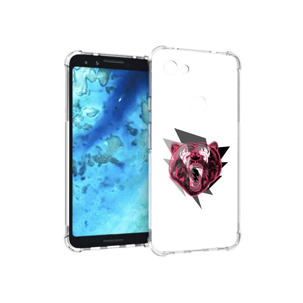 

Чехол MyPads Tocco для Google Pixel 3 грозовой медведь, Прозрачный, Tocco