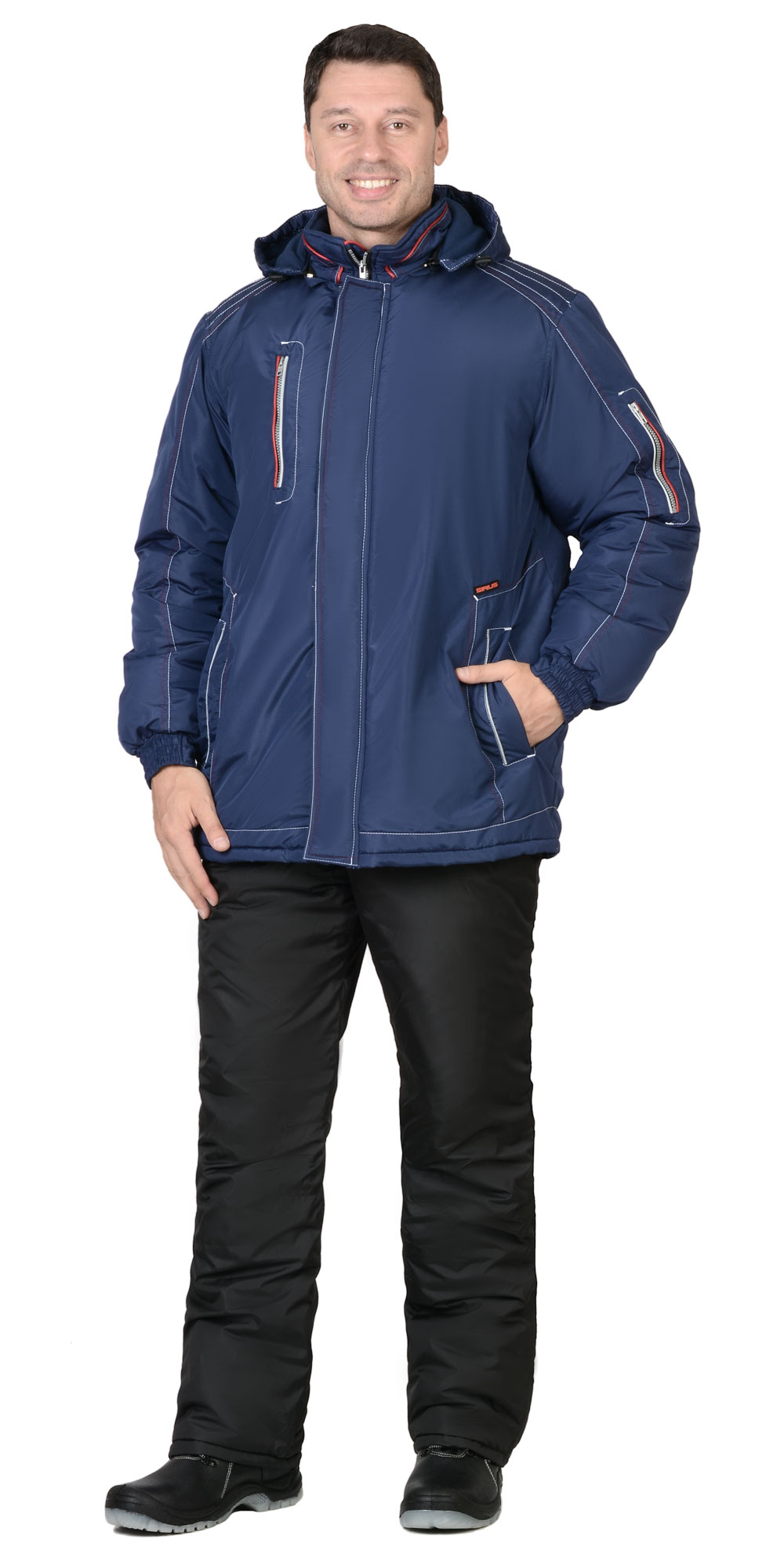 Куртка рабочая мужская СириуС 2944 синяя 52/170-176