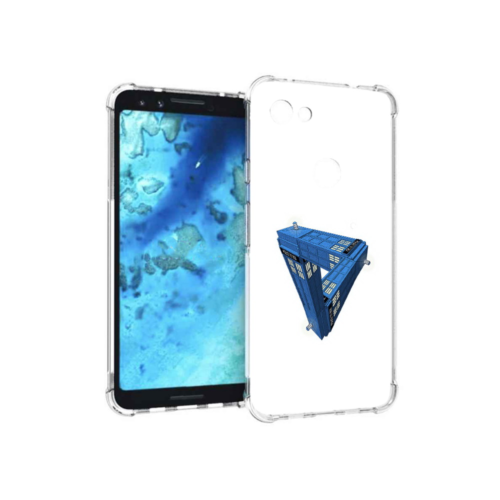 

Чехол MyPads Tocco для Google Pixel 3 головолока абстракция, Прозрачный, Tocco