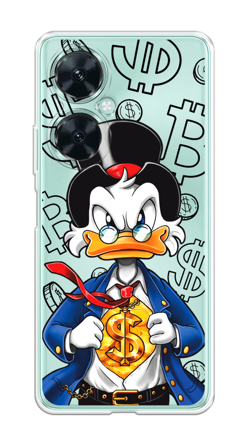 

Чехол на Huawei Nova 11i "Scrooge Goldman", Черный;белый;синий, 6121750-1