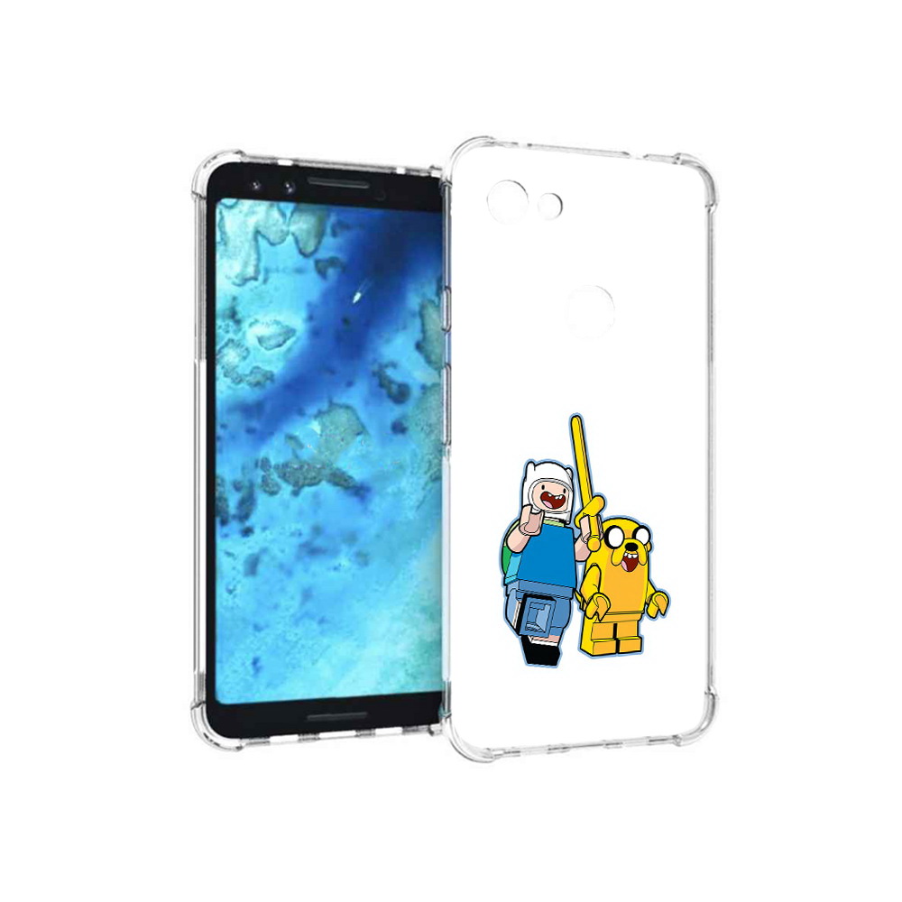 

Чехол MyPads Tocco для Google Pixel 3 время приключений лего, Прозрачный, Tocco