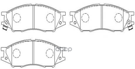 фото Колодки тормозные дисковые nissan: sunny (b15) 98.10 hsb арт. hp8371