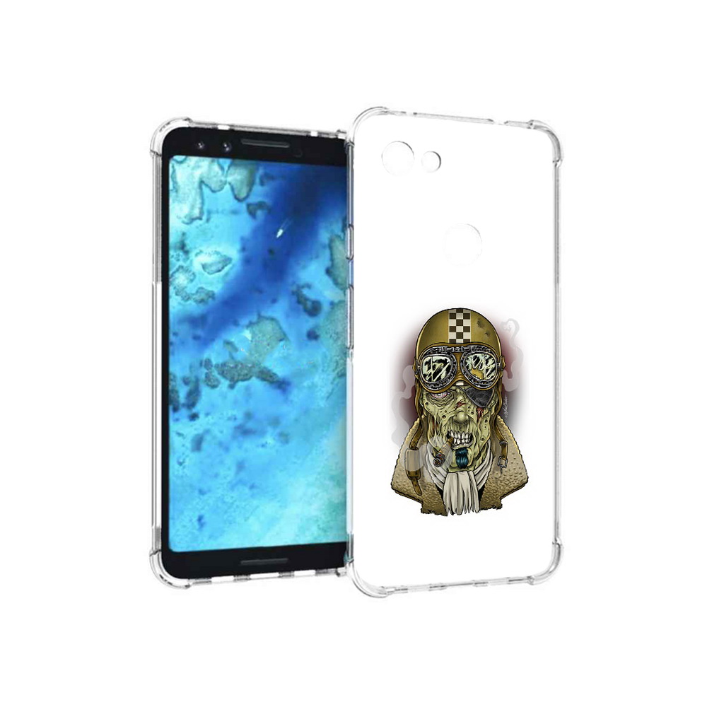

Чехол MyPads Tocco для Google Pixel 3 военный зомби, Прозрачный, Tocco