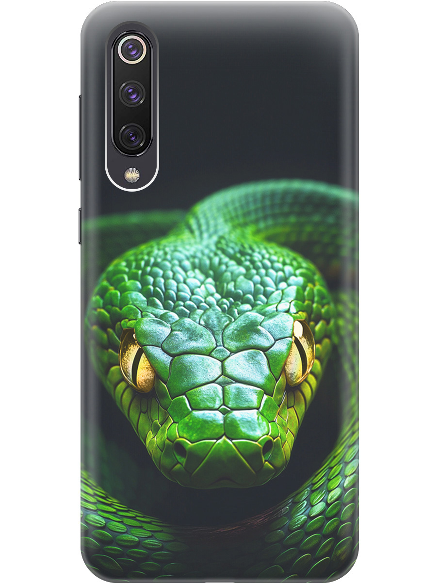 

Силиконовый чехол на Xiaomi Mi 9 SE с принтом "Зеленая змея", Прозрачный;черный;серебристый;зеленый, 721347513