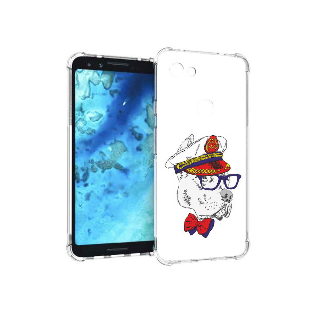 

Чехол MyPads Tocco для Google Pixel 3 бульдог, Прозрачный, Tocco