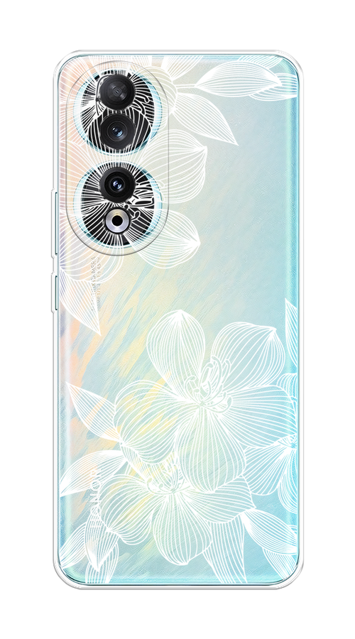 

Чехол на Honor 90 "Крокус", Белый;прозрачный, 6121450-1