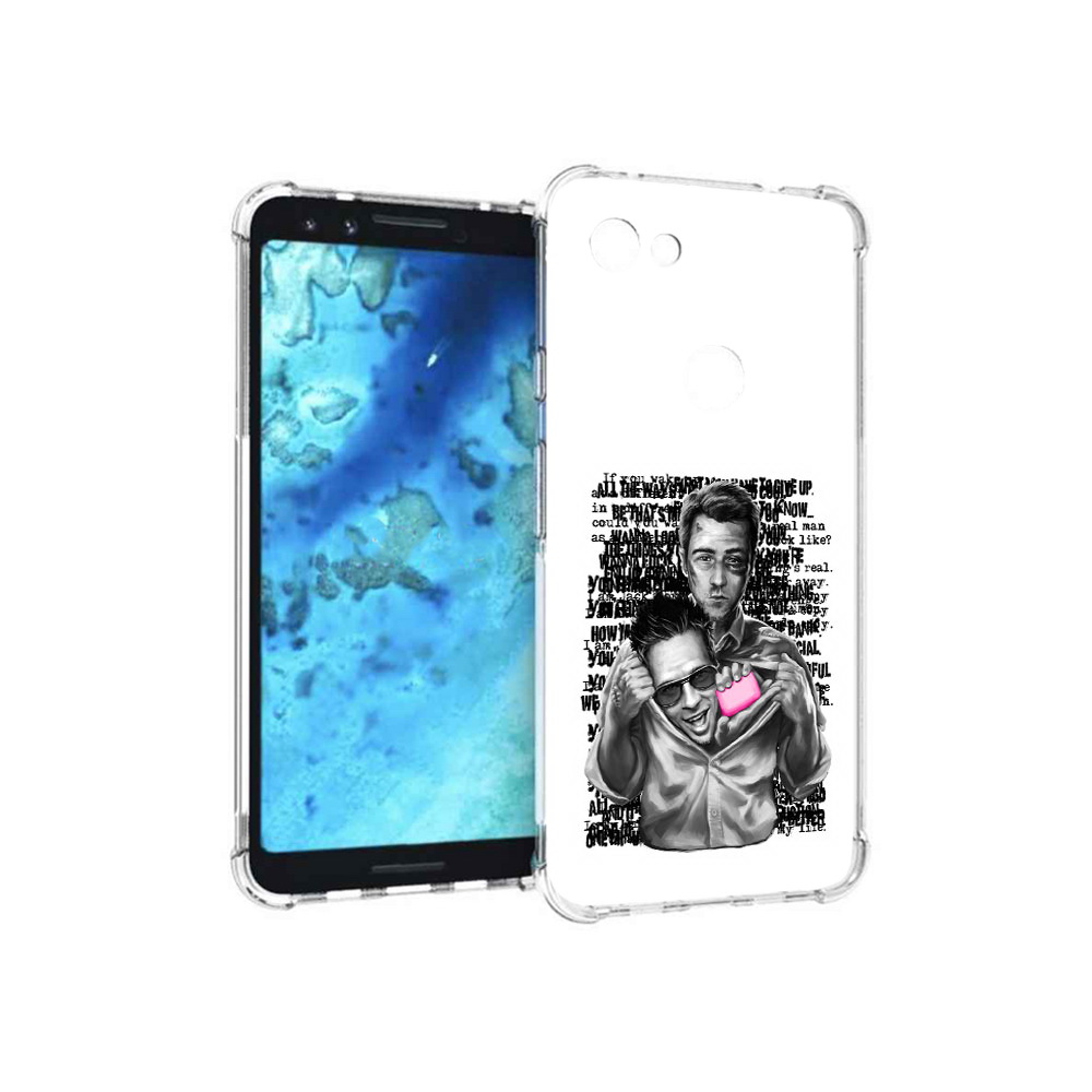 

Чехол MyPads Tocco для Google Pixel 3 бойцовский клуб, Прозрачный, Tocco