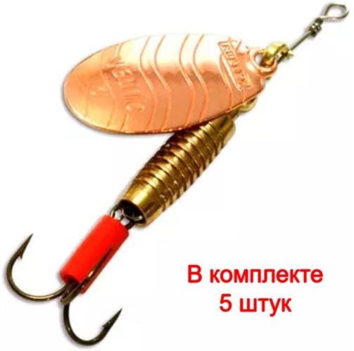 

Блесна вращающаяся Rublex Veltic, №3, Cobre, (1 штука в комплекте)