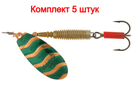 

Блесна вращающаяся Rublex Veltic, №2, CNV, (1 штука в комплекте)