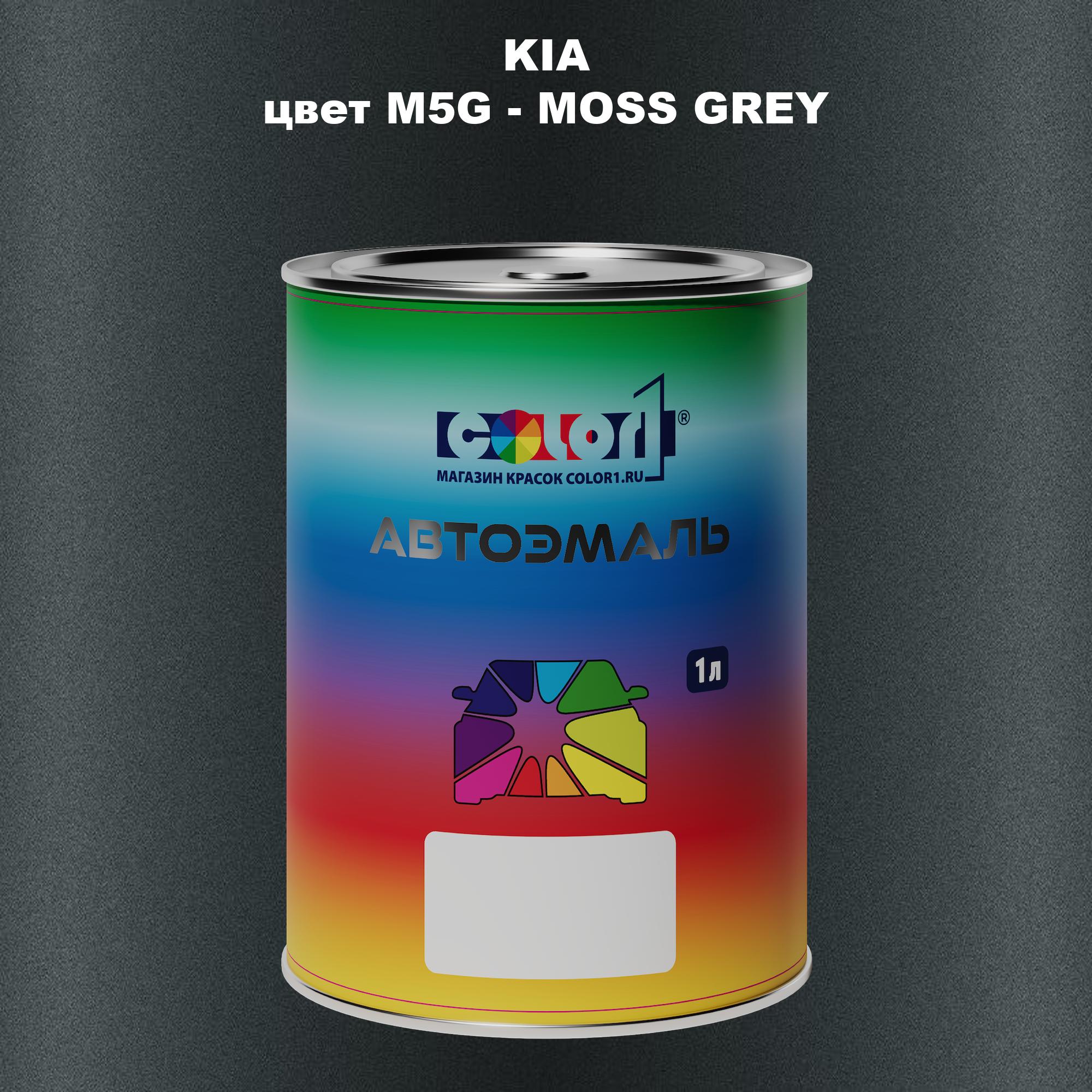 

Автомобильная краска COLOR1 для KIA, цвет M5G - MOSS GREY, Прозрачный