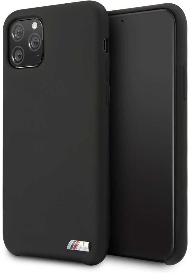 фото Чехол bmw silicon case для apple iphone 11 pro max, black [bmhcn65msilbk] nobrand