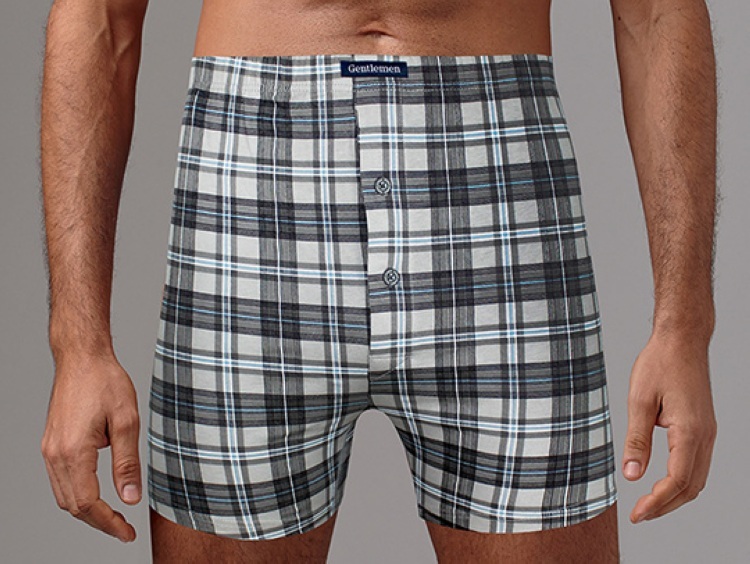 

Трусы мужские Gentlemen боксеры серые XXXL, Серый, боксеры
