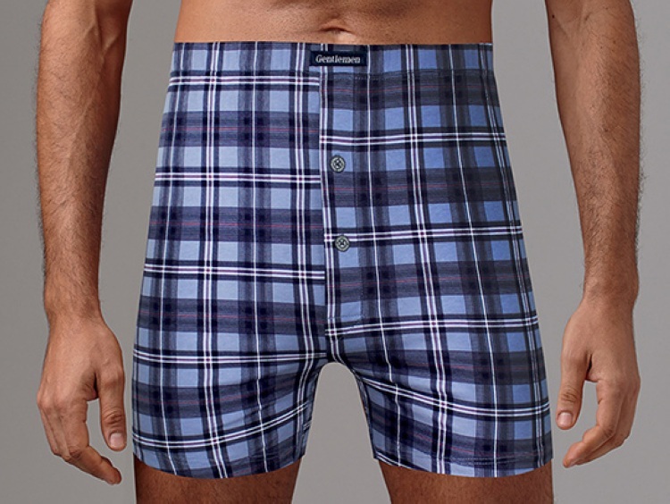 

Трусы мужские Gentlemen боксеры синие XXXL, Синий, боксеры