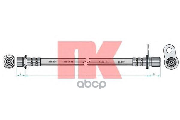 фото Шланг тормозной 854551 nk арт. 854551