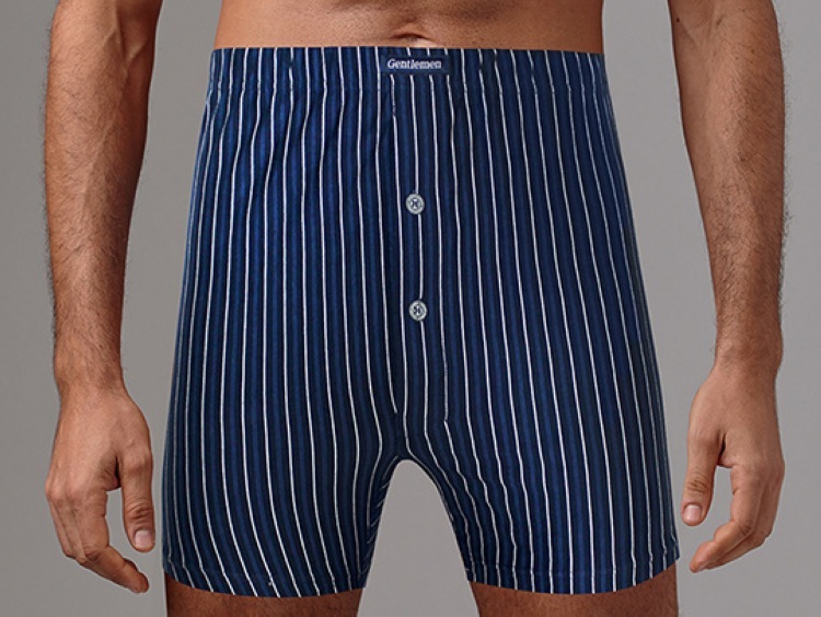

Трусы мужские Gentlemen боксеры синие XXXL, Синий, боксеры