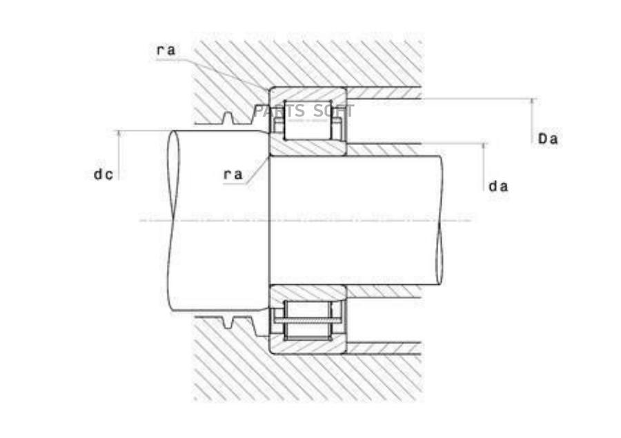 

Подшипник Роликовый Однорядный (25X52x15)Увел Рад Зазор Nsk арт. NJ205EWC3