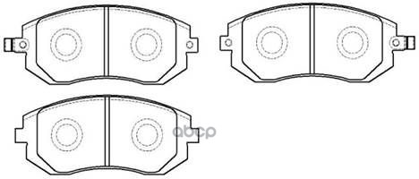 Колодки Тормозные Дисковые Subaru: Impreza 00.8-, Forester 01-10 HSB арт. HP8422