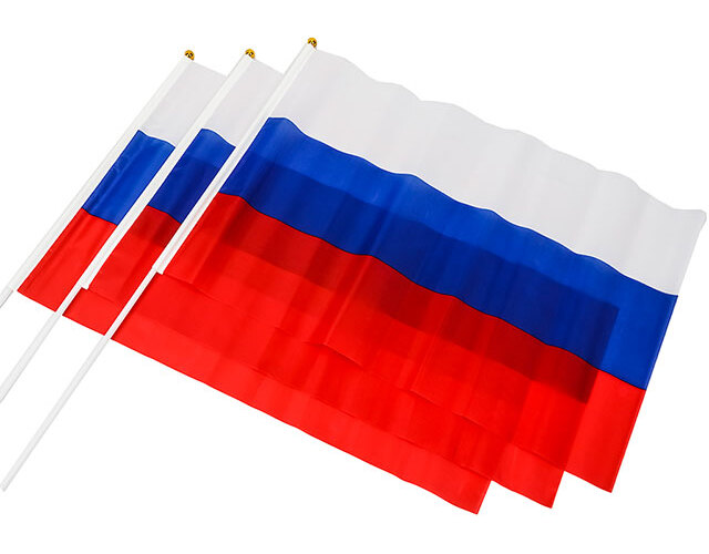 фото Flag флаг россии триколор 40х60 (3 шт.)