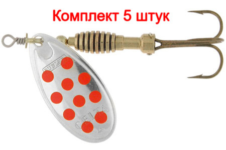 фото Блесна вращающаяся rublex celta, № 1, apr, (1 штука в комплекте)