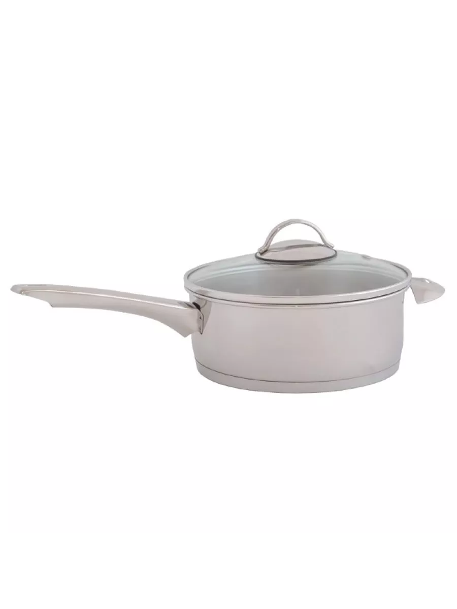 

Сотейник с крышкой Амет 1с2800, 2 л, Серебристый, 1с2800