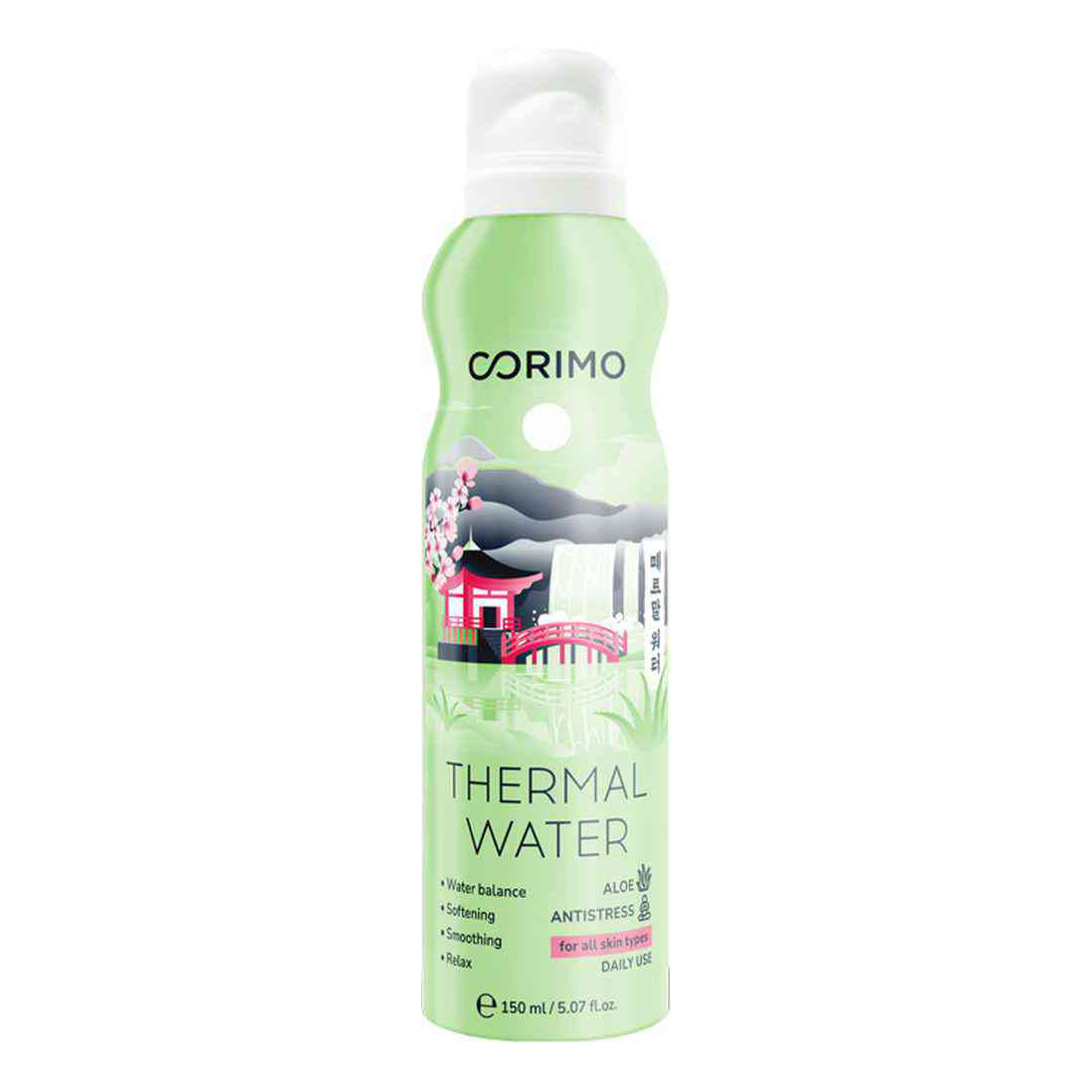 Вода для лица Corimo термальная, с соком алоэ, 150 мл skinterria лосьон перед депиляцией с экстрактом алоэ и мяты 250