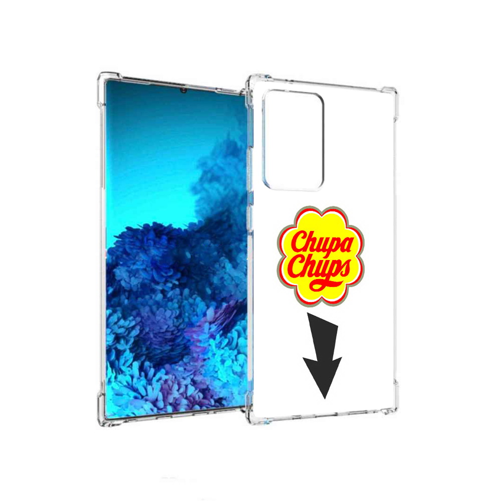 

Чехол MyPads Tocco для Samsung Galaxy Note 20 Ultra чупа чупс (PT151896.552.694), Прозрачный, Tocco