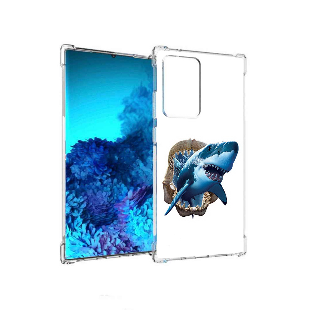 

Чехол MyPads Tocco для Samsung Galaxy Note 20 Ultra челюсти (PT151896.552.675), Прозрачный, Tocco
