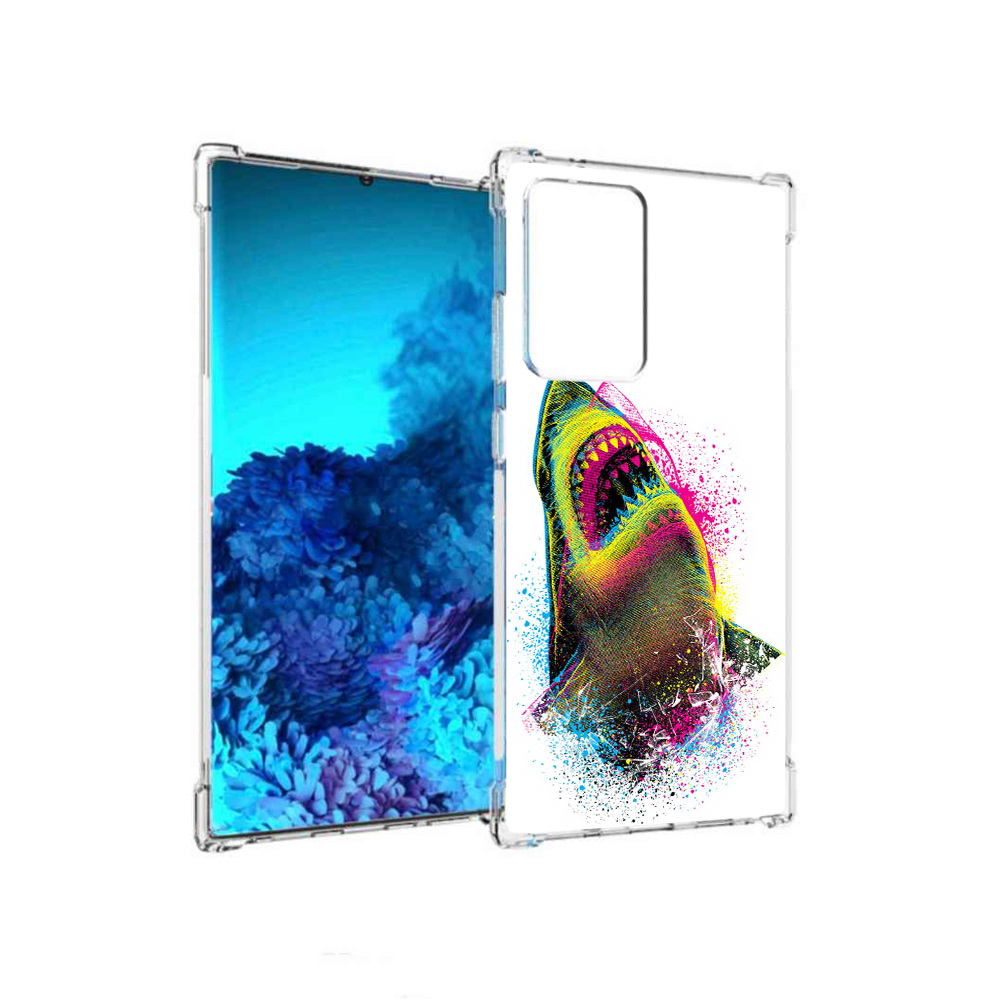 

Чехол MyPads Tocco для Samsung Galaxy Note 20 Ultra челюсти-2 (PT151896.552.674), Прозрачный, Tocco