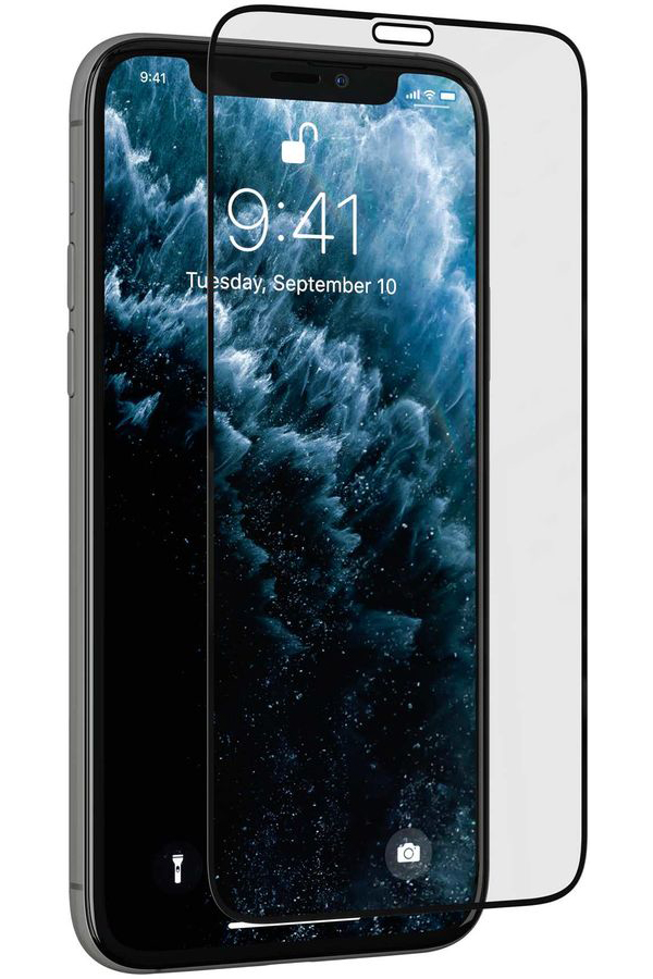 фото Защитное стекло ubear nano shield для apple iphone xr/11 65 х 141 мм, 1 шт black