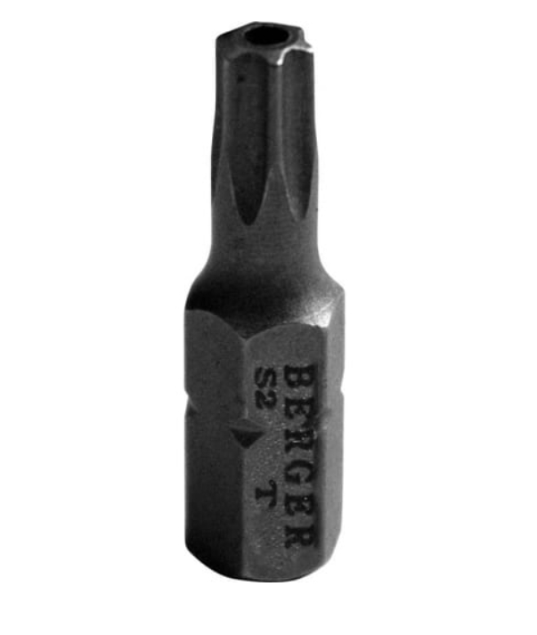

Биты магнитные TORX c отверстием T40Hx25мм, 2 шт., S2 BERGER BG2395