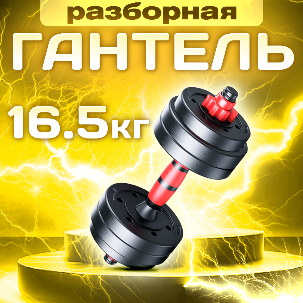 Разборная гантель ТИТАН 16,5 кг