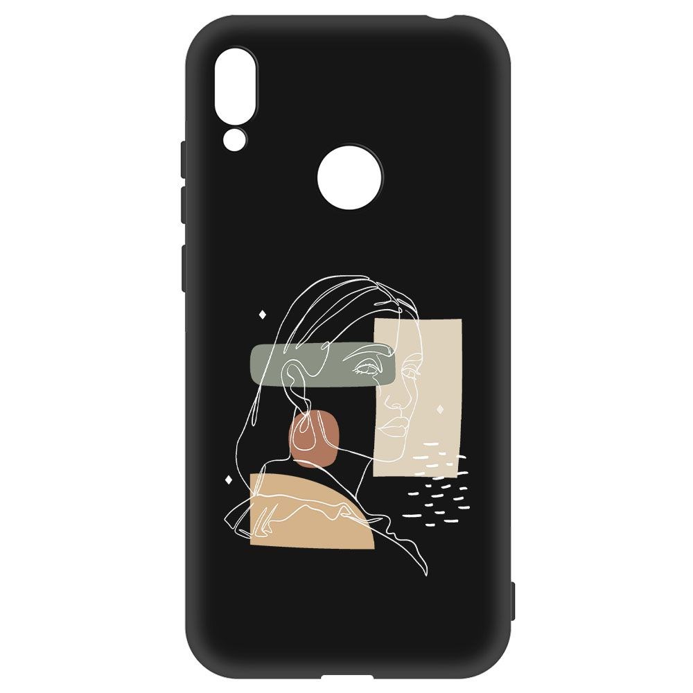 

Чехол-накладка Krutoff Soft Case Уверенность для Honor 8A Prime черный