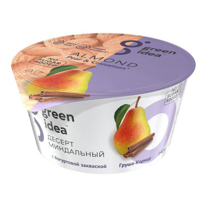 фото Десерт йогуртовый green idea груша-корица 140 г