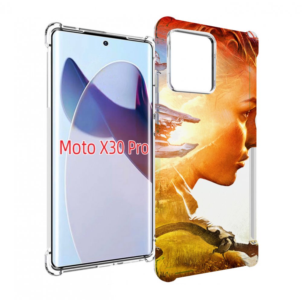 

Чехол MyPads Horizon Zero Dawn art для Motorola Moto X30 Pro, Прозрачный, Tocco