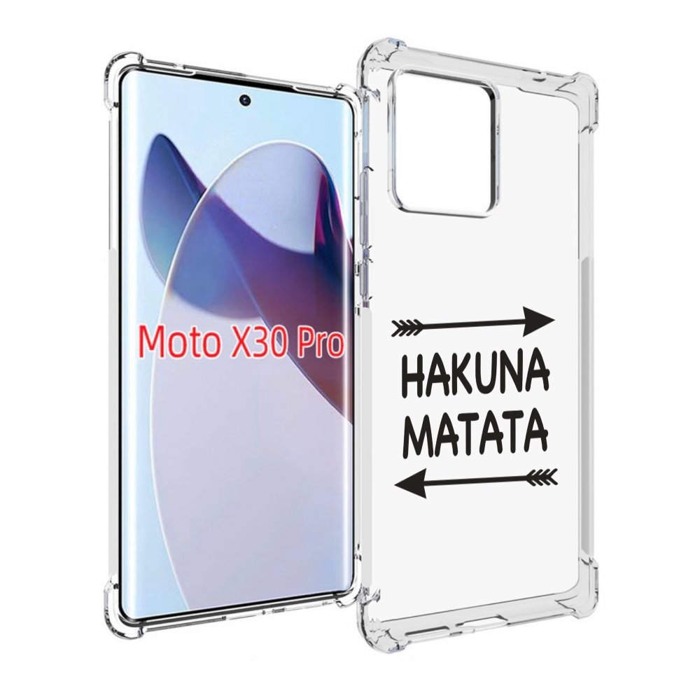 

Чехол MyPads Hakuna-Matata для Motorola Moto X30 Pro, Прозрачный, Tocco