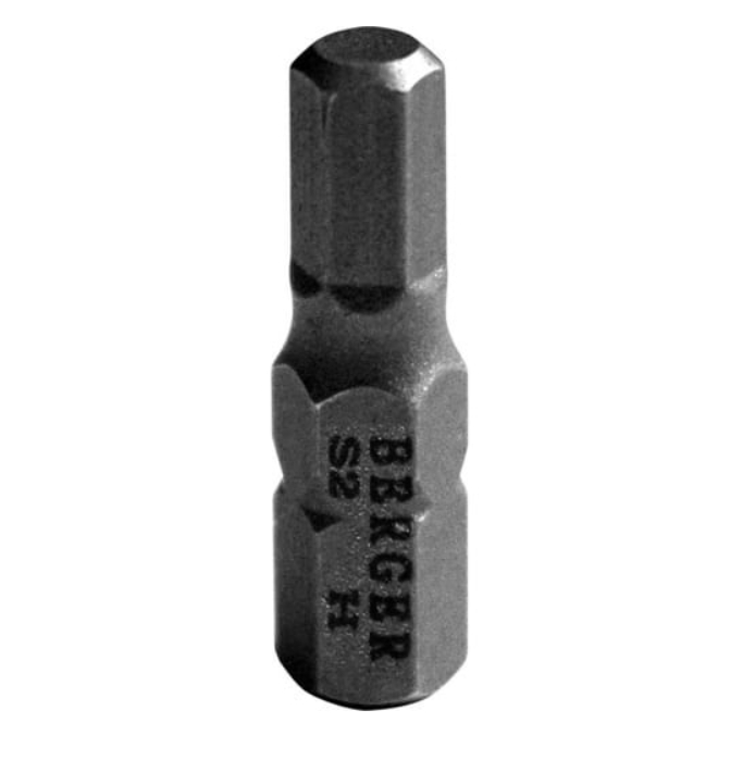 

Биты магнитные HEX4x25мм, 2 шт., S2 BERGER BG2377