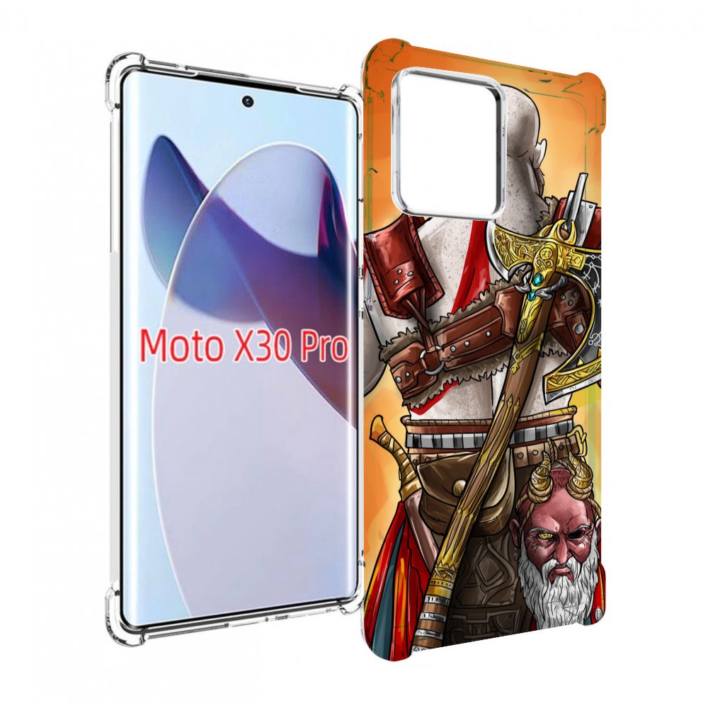 

Чехол MyPads God of War для Motorola Moto X30 Pro, Прозрачный, Tocco
